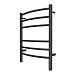 Полотенцесушитель электрический Terminus Классик П6 45х60 черный матовый (с возможностью скрытого подключения, подключение справа)