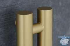 Полотенцесушитель электрический Сунержа Нюанс 3.0 120 (с возможностью скрытого подключения, подключение справа) (золотой шёлк)