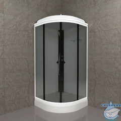 Душевая кабина Тритон Грей 90x90 А профиль белый, стекло грей Щ0000067300