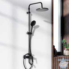 Душевая система Damixa Jupiter 977740300 977740300 (черный матовый)