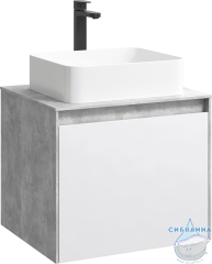 Фасад для тумбы AQWELLA Mobi 60 MOB0706W белый глянец