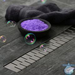 Дренажный трап для душа Veconi VS Medium V750MS с решеткой