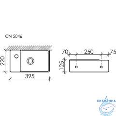 Раковина 40 см Ceramicanova Element CN5046MB