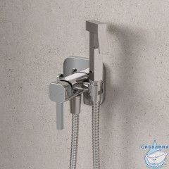 Встраиваемый смеситель с гигиеническим душем, хром глянцевый, IDDIS, 006SBS0i08