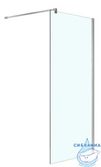 Walk-in Azario Chicago 80 профиль серебро, стекло прозрачное  AZ-NAR6310 800