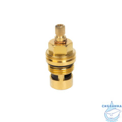 Кран-букса для смесителя, керамика, 180°, 20 зубцов, G1/2", М24, h=52 мм, IDDIS, 998CR521SM