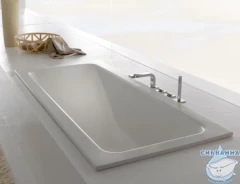 Стальная ванна Bette One Relax 200x90 с шумоизоляцией, с ножками