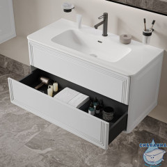 Тумба с умывальником, подвесная, 100 см, белый, Oxford Neo, IDDIS, OXN10W0i95K подходит умыв. 0101000i28