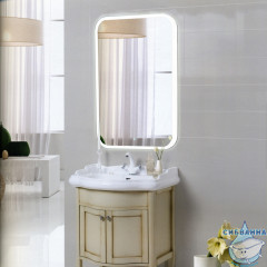 Зеркало Calypso Glamour Led 70x90 с подсветкой, с подогревом ЗЛП536