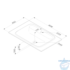 Раковина мебельная Am.Pm Func 80 M8FWPC0800WM