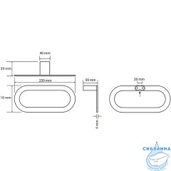 Полотенцедержатель Bemeta Organic 157104381