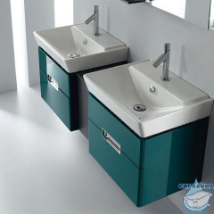 Тумба Jacob Delafon Reve 57 оливковый с раковиной Reve 60