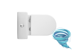 Унитаз напольный со смывом торнадо Aquatek Леон AQ2785T-00 с бачком и сиденьем быстросъемным Soft Close (микролифт)