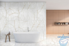 Плитка керамогранитная AZARIO ONYX WHITE 60х120 Glossy (F4020821120G)