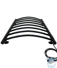 Полотенцесушитель электрический Санприз Классик П8 50х80 (черный матовый) (подключение универсальное)