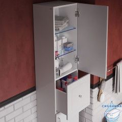 Пенал напольный Iddis Oxford 36 OXF36W0i97 белый