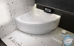 Акриловая ванна Riho Neo 150x150 с каркасом