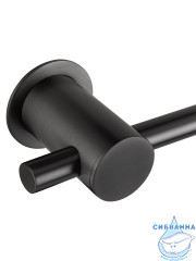 Полотенцесушитель электрический  Wonzon&Woghand Baden 56х79 WW-AL366-GM (с возможностью скрытого подключения, подключение универсальное) (графит)