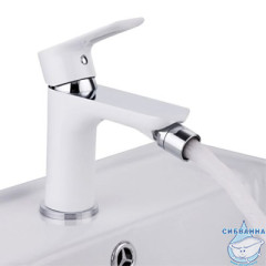 Смеситель для биде Gappo G5048 без донного клапана) (хром/белый)