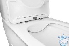 Унитаз напольный безободковый Azario Velise AZ-1222A с бачком и сиденьем Soft Close (микролифт)