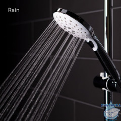 Душевой гарнитур с верхней лейкой, белый, Ray, IDDIS, RAYSW3Fi76