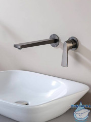 Смеситель для раковины встраиваемый Raglo R07.11.09 (графит)