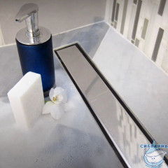 Дренажный трап для душа Veconi VC Klasik V350K с решеткой