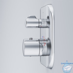  Встраиваемый смеситель для ванны Am.Pm Sensation F3085500 (хром)