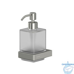 Дозатор для жидкого мыла подвесной WHITECROSS Cubo CU2440NIB (брашированный никель)