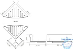 Полочка Bemeta Cytro 102208282