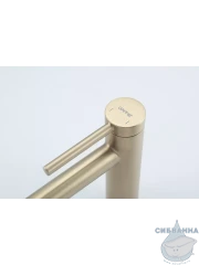 Смеситель раковины Gappo G1006-3 (сатин золотой)