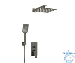 Душевая система Wasserkraft 250 1 режим A84202 (оружейная сталь)