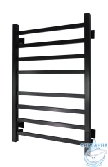 Полотенцесушитель электрический Санприз Контур П8 50х80 (черный матовый) (подключение универсальное)