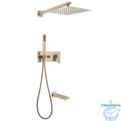Душевая система Abber Daheim AF8217G  250 1 режим (хром)