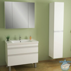 Тумба Dreja Grace Plus 90 с раковиной Grace 90 белый лак