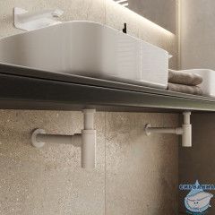 Сифон для умывальника Iddis Optima Home OPTWT00i84 (белый матовый)