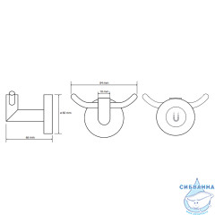 Крючок Bemeta Rawell 104206182 