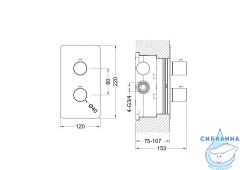 Встраиваемый смеситель для ванны Aquatek Евролпа AQ1392CR (хром)