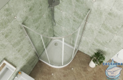 Душевое ограждение Encanto Stella 100x100 см профиль хром, стекло прозрачное ES100.1200A (без поддона)