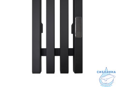 Полотенцесушитель электрический Grois Quartet GR-125 R 18×150 (черный матовый)