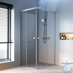 Душевое ограждение AM.PM X-Joy 100х80 W94G-403-10080-MТ профиль хром, стекло прозрачное (без поддона)