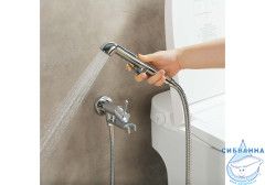 Встраиваемый смеситель с гигиеническим душем Aquatek Ника AQ1819CR  (хром )