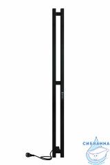 Полотенцесушитель электрический Indigo Style PRO (с таймером) 10х120 черный муар  (с возможностью скрытого подключения, подключение R/L)