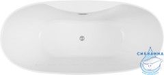 Акриловая ванна Aquanet Family Sweet 170x78 (белый глянцевый/черный матовый)