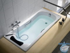 Акриловая ванна Roca BeCool 180x80 с каркасом