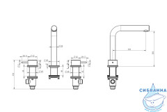 Смеситель ABBER Emotion 316 AF8808BRG для раковины, брашированное розовое золото