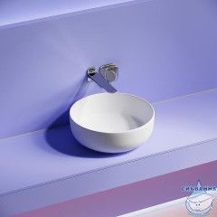  Раковина на столешницу 38 см Ceramicanova Taycan CN12003MW (белый матовый)