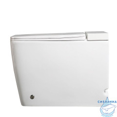 Унитаз приставной импульсный Abber Rechteck AC1212P с сиденьем Soft Close (микролифт) (белый)