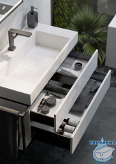 Тумба Aqwella Clarberg Logic 80 R с раковиной Toledo 70 белый глянцевый