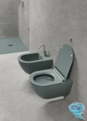 Унитаз подвесной GSI Pura 8815FR504  с сиденьем Soft Close (микролифт)